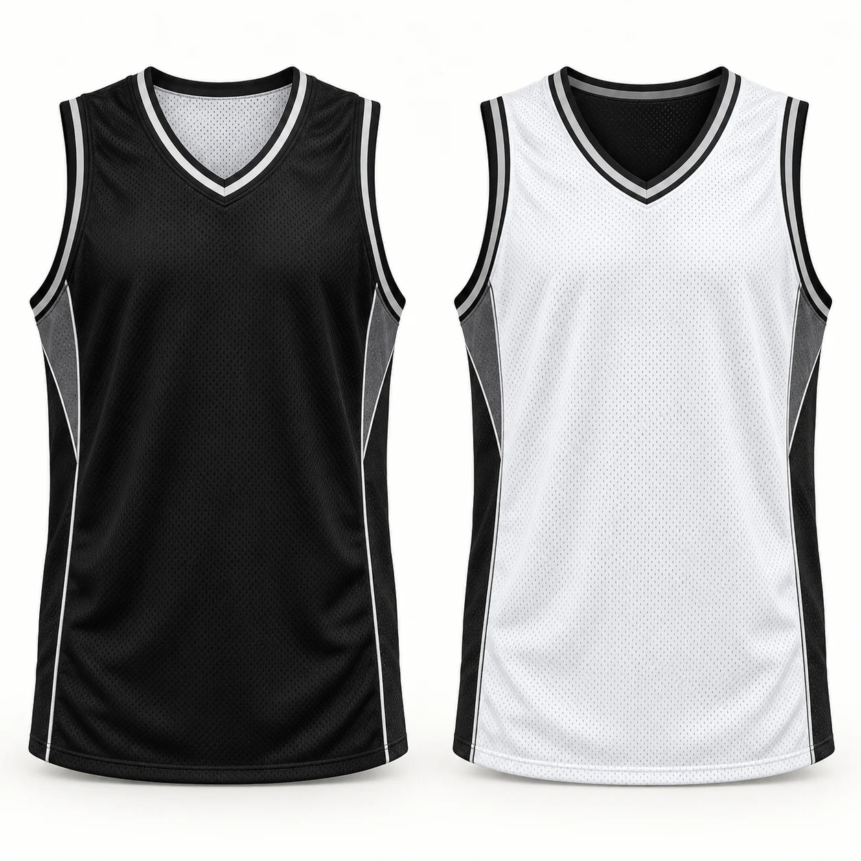 Reversible basketball practice jersey