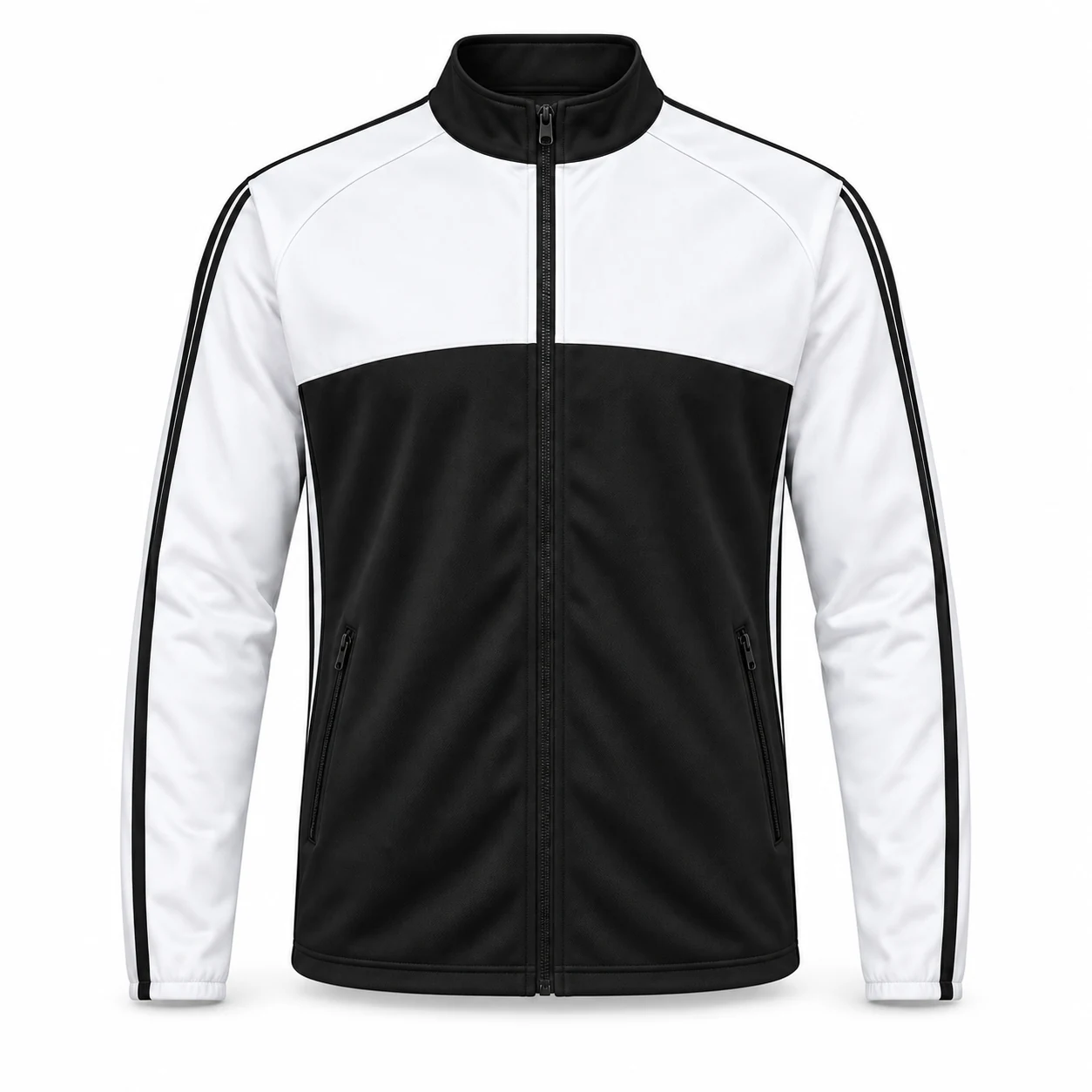 Full-zip track jacket